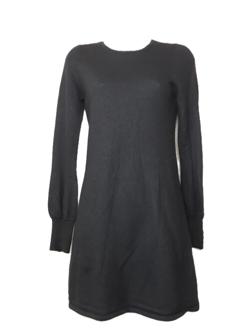 Tania Black Cashmere/Silk Sweater Knit Dress XS Long Sleeves - Picture 1 of 7